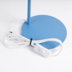 Lampa biurkowa NOX błękitna