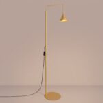 Lampa podłogowa NOX złota