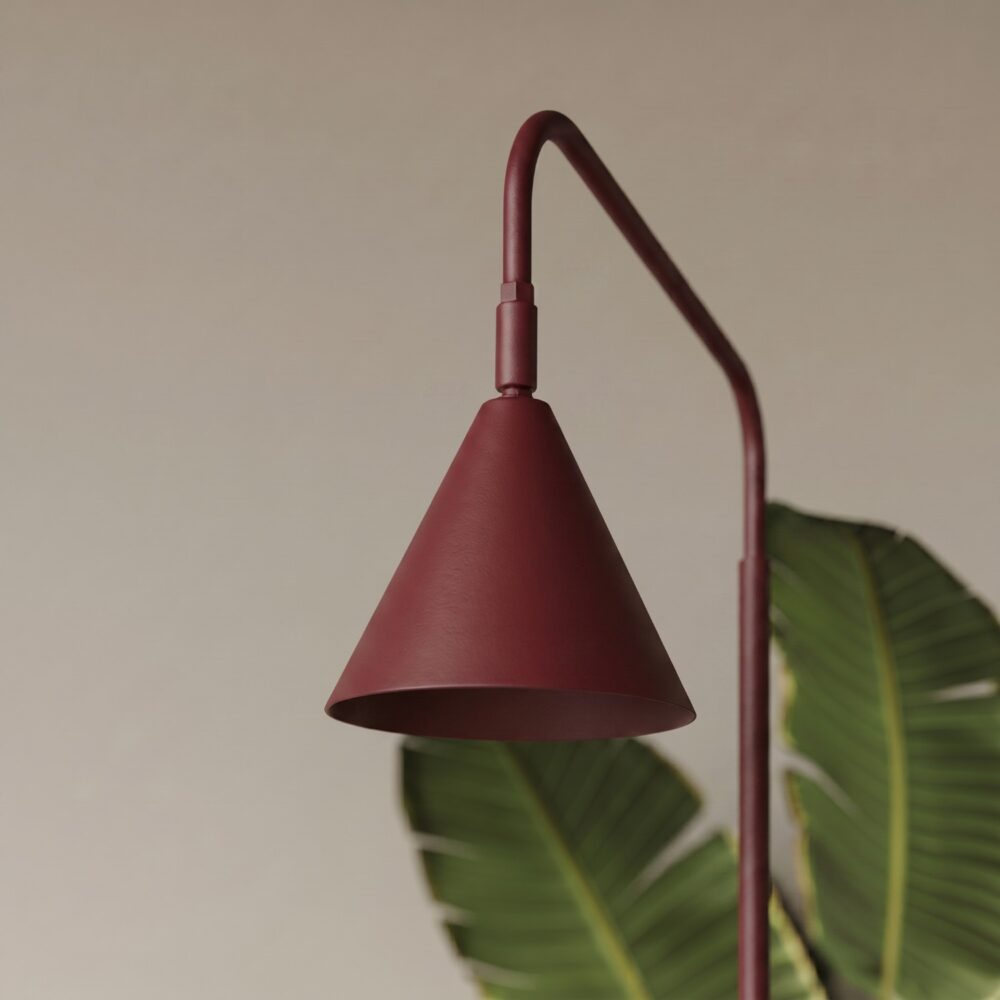 Lampa podłogowa NOX burgund