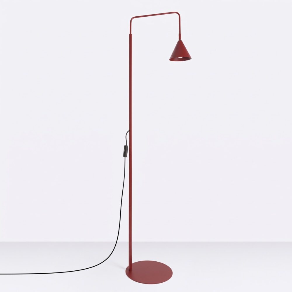 Lampa podłogowa NOX burgund