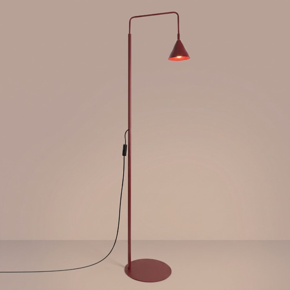 Lampa podłogowa NOX burgund