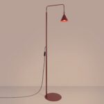 Lampa podłogowa NOX burgund