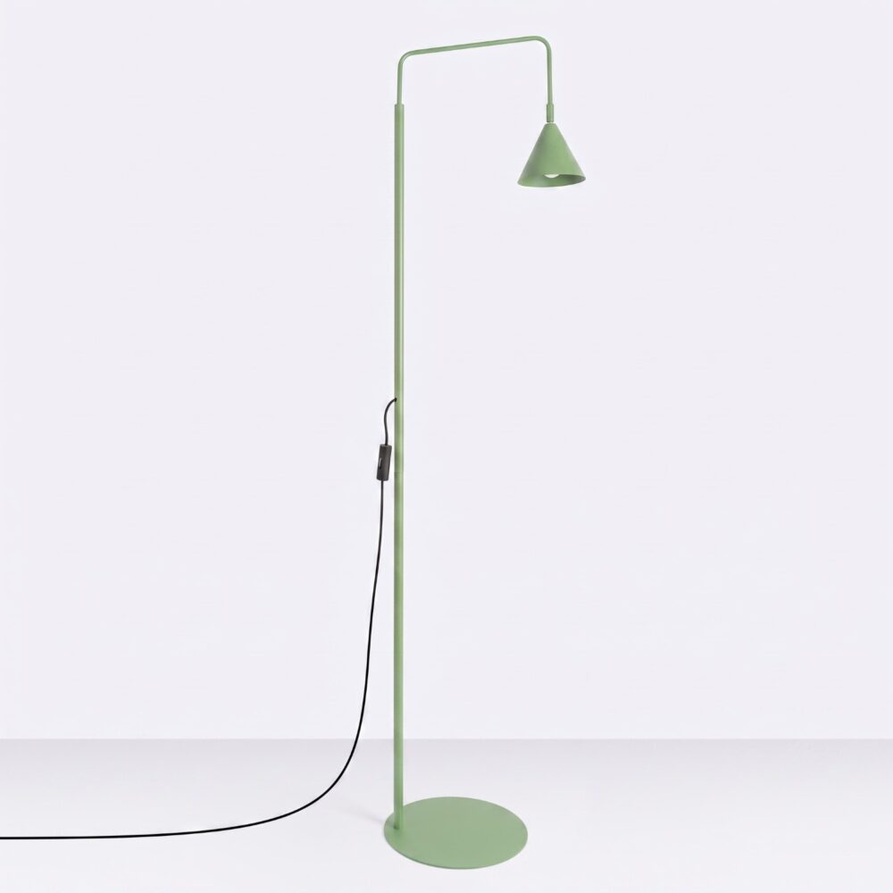 Lampa podłogowa NOX szałwiowa