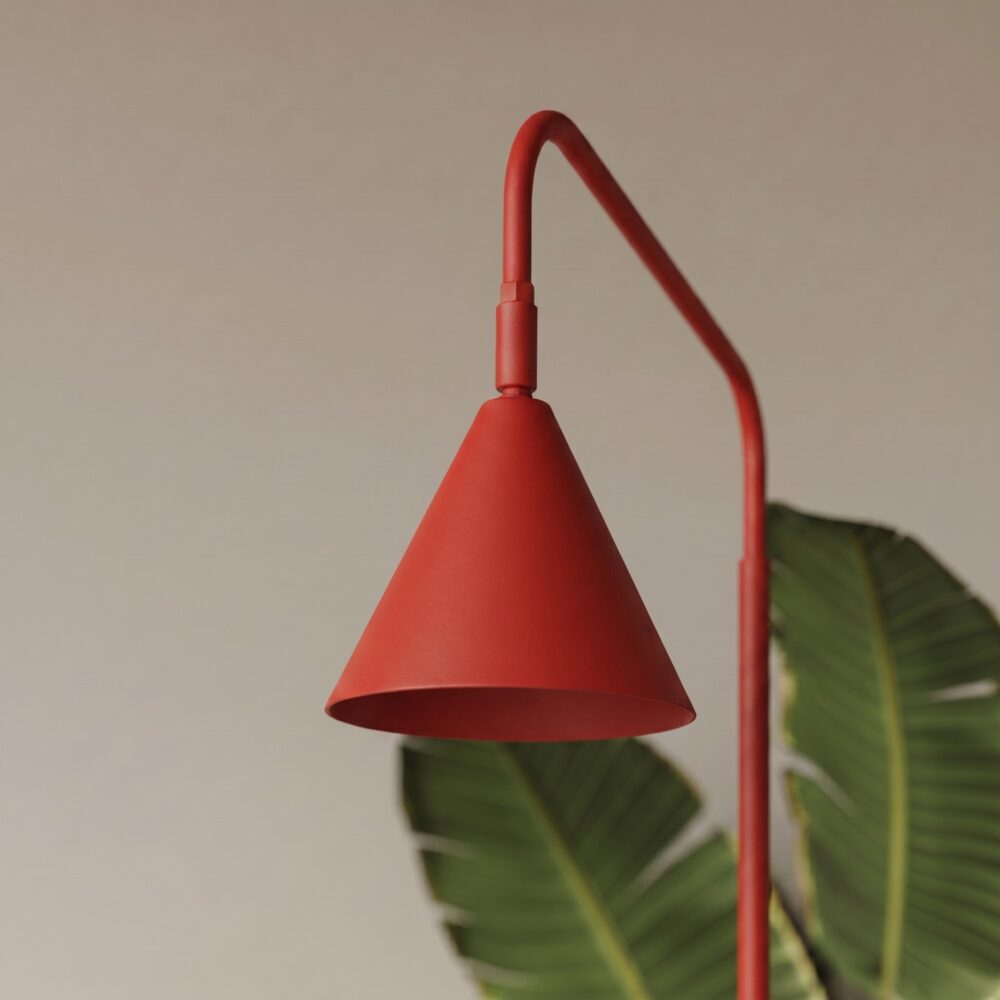 Lampa podłogowa NOX czerwona