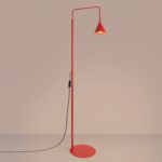 Lampa podłogowa NOX czerwona