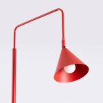 Lampa podłogowa NOX czerwona