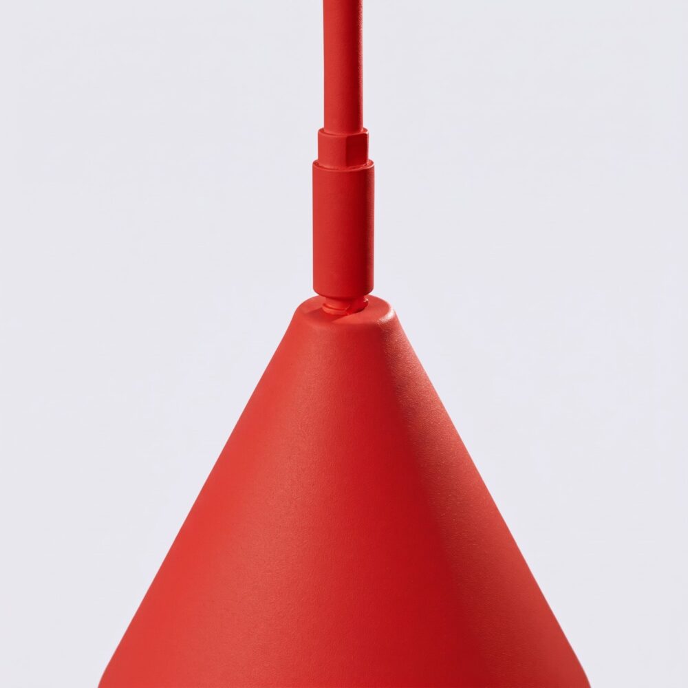 Lampa podłogowa NOX czerwona