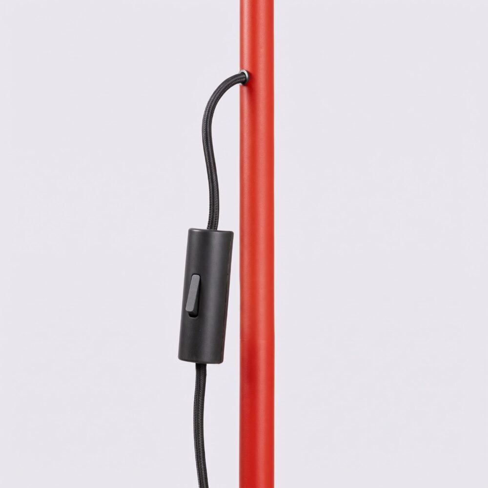 Lampa podłogowa NOX czerwona