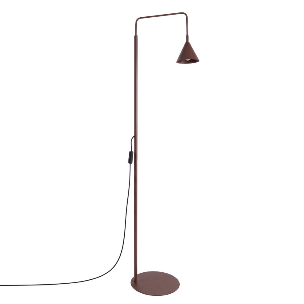 Lampa podłogowa NOX brązowa