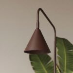 Lampa podłogowa NOX brązowa