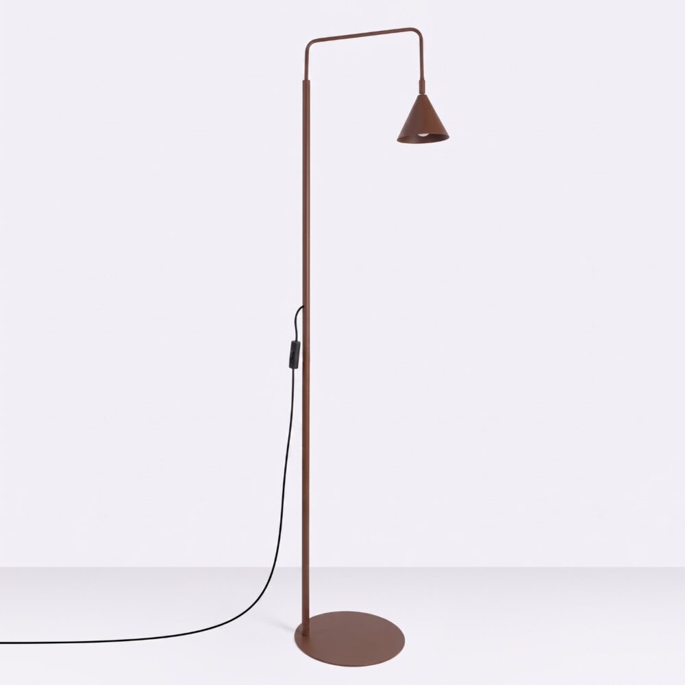 Lampa podłogowa NOX brązowa
