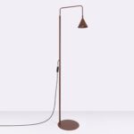 Lampa podłogowa NOX brązowa