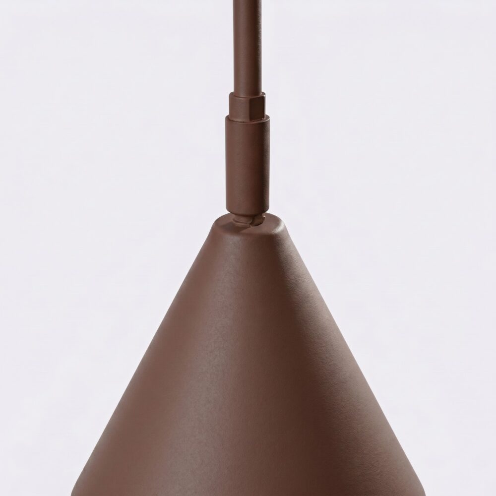 Lampa podłogowa NOX brązowa