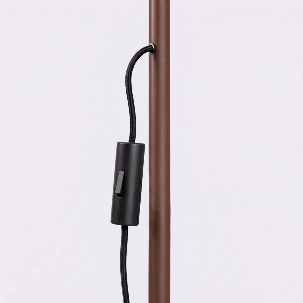 Lampa podłogowa NOX brązowa